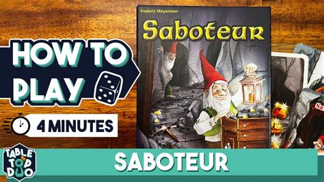 How To Play Saboteur Card Game in 4 Minutes .